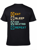 Eat Sleep Ice Skating Repeat T-Shirt