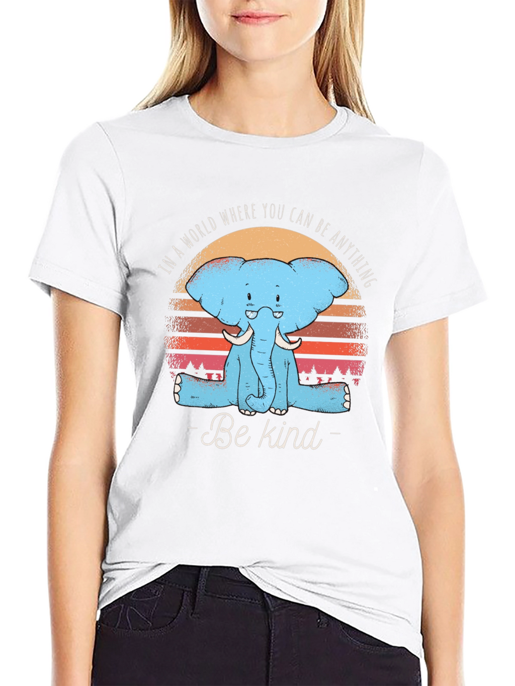 Be Kind Elephant Graphic Tee