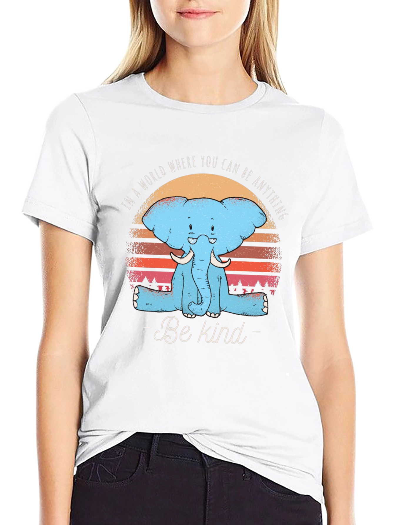 Be Kind Elephant Graphic Tee