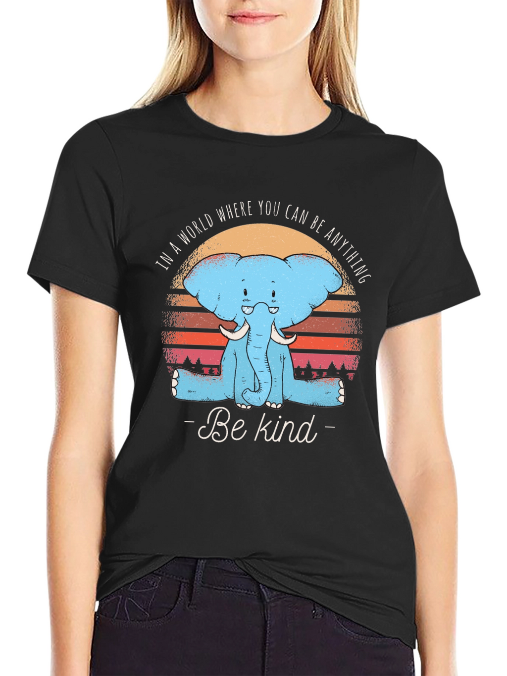 Be Kind Elephant Graphic Tee