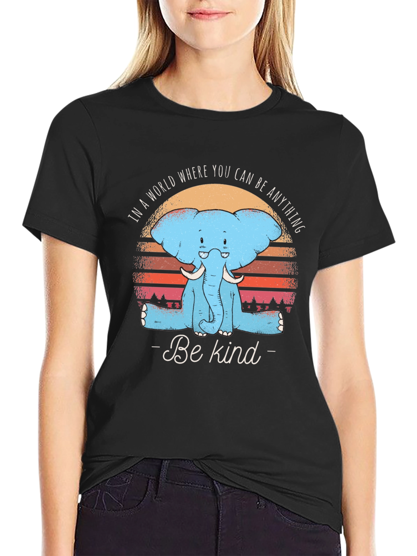 Be Kind Elephant Graphic Tee