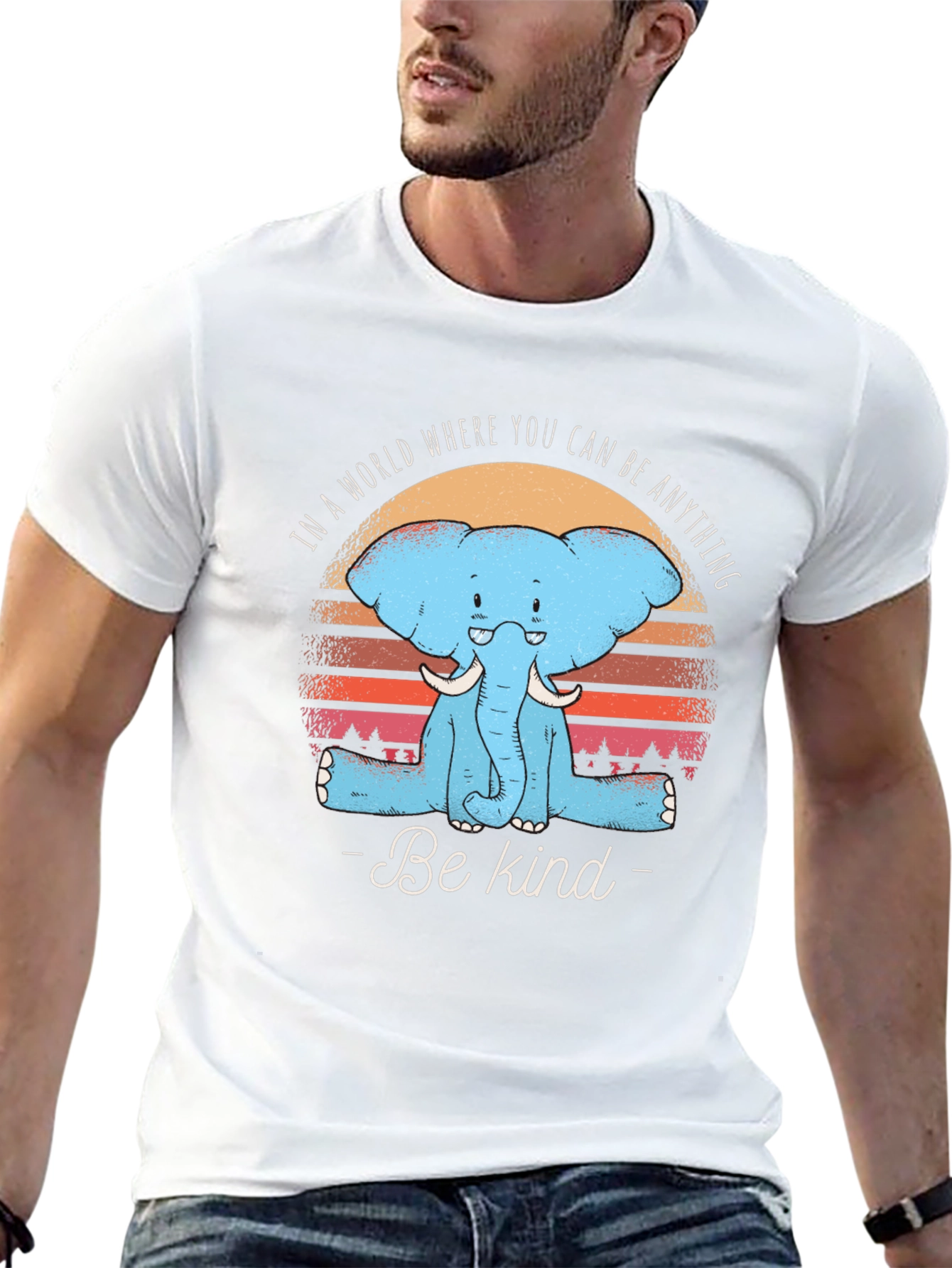 Be Kind Elephant Graphic Tee