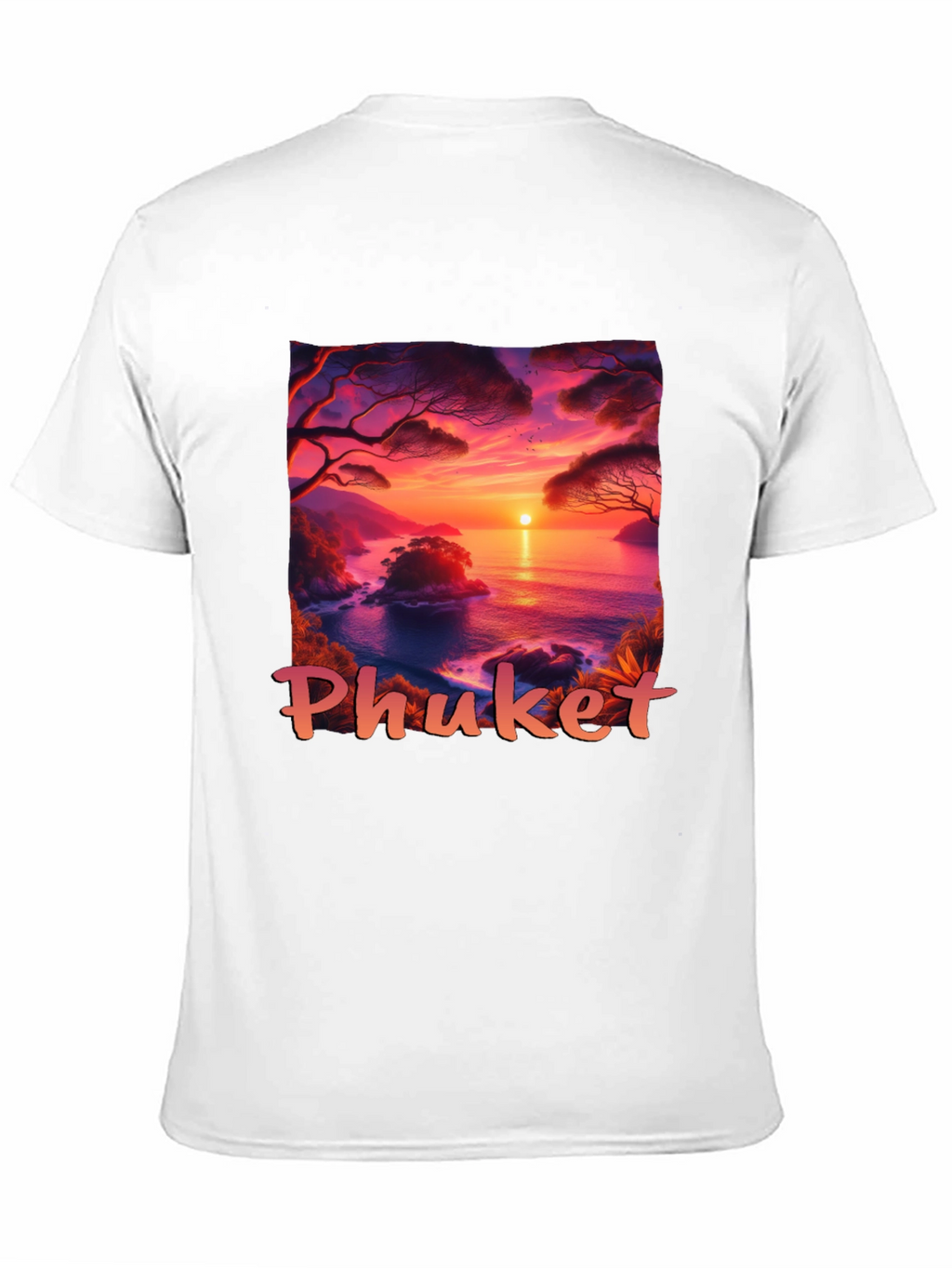 Phuket Sunset T-Shirt - Tropical Island Vibes