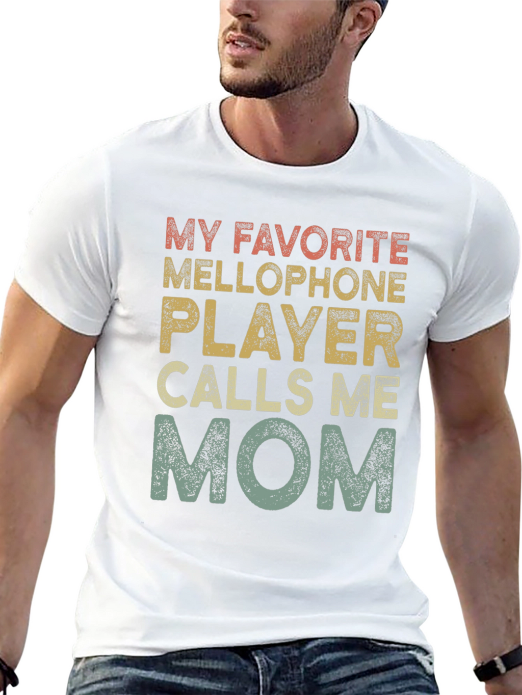Mellophone Player Mom T-Shirt - Band Parent Apparel