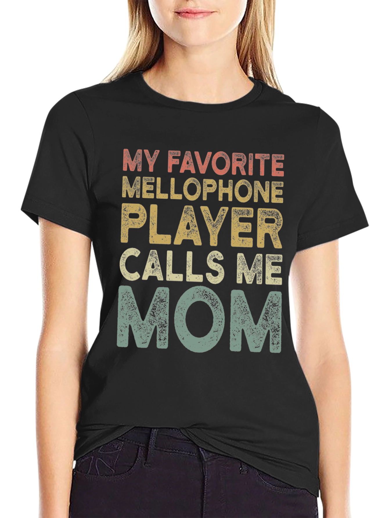 Mellophone Player Mom T-Shirt - Band Parent Apparel