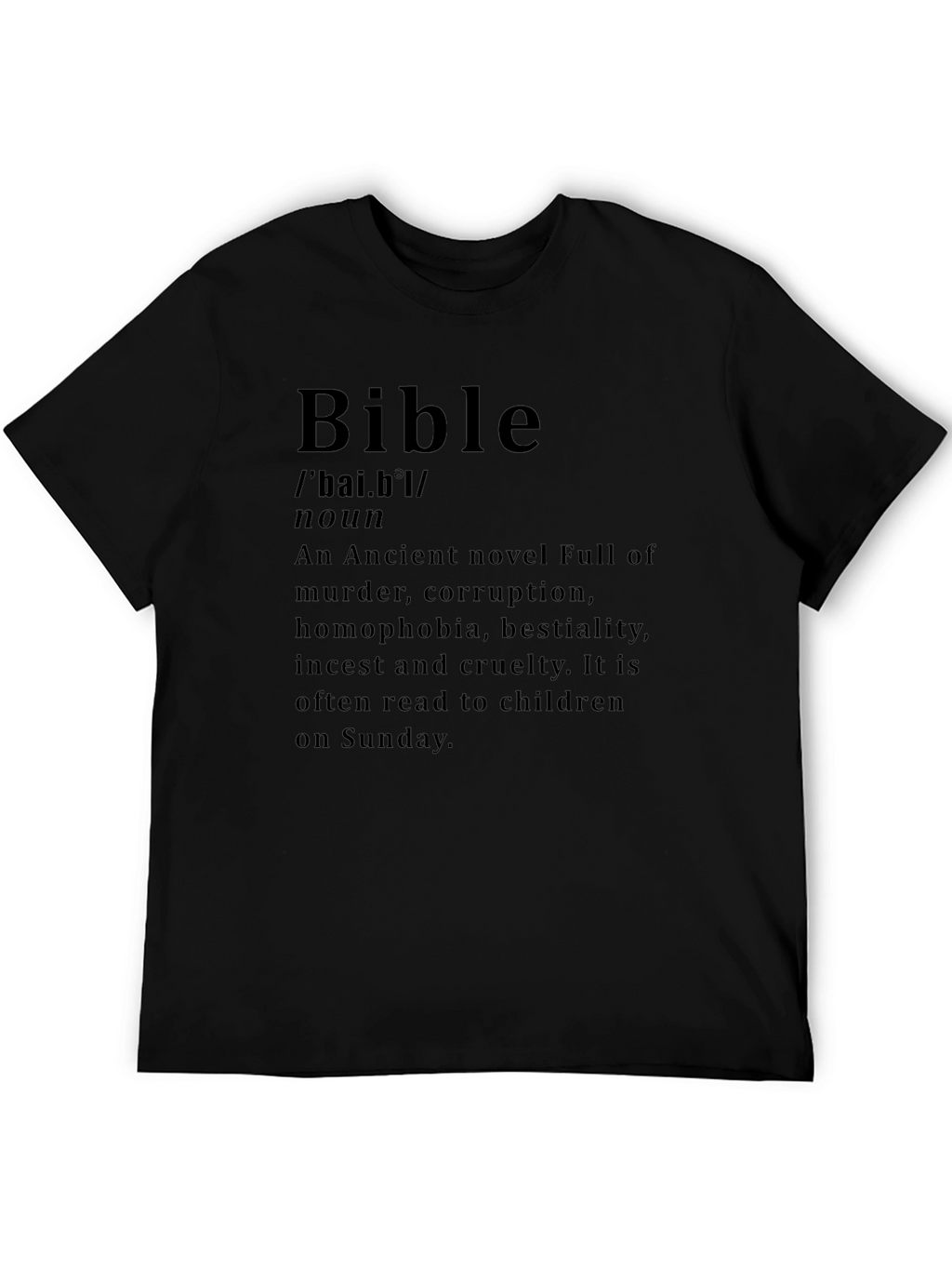 Bible Definition Novelty Graphic T-Shirt
