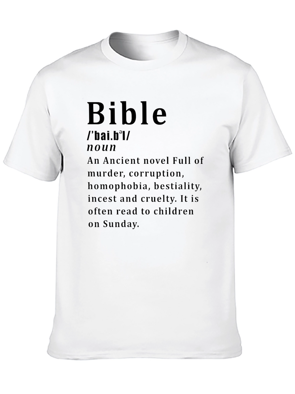 Bible Definition Novelty Graphic T-Shirt