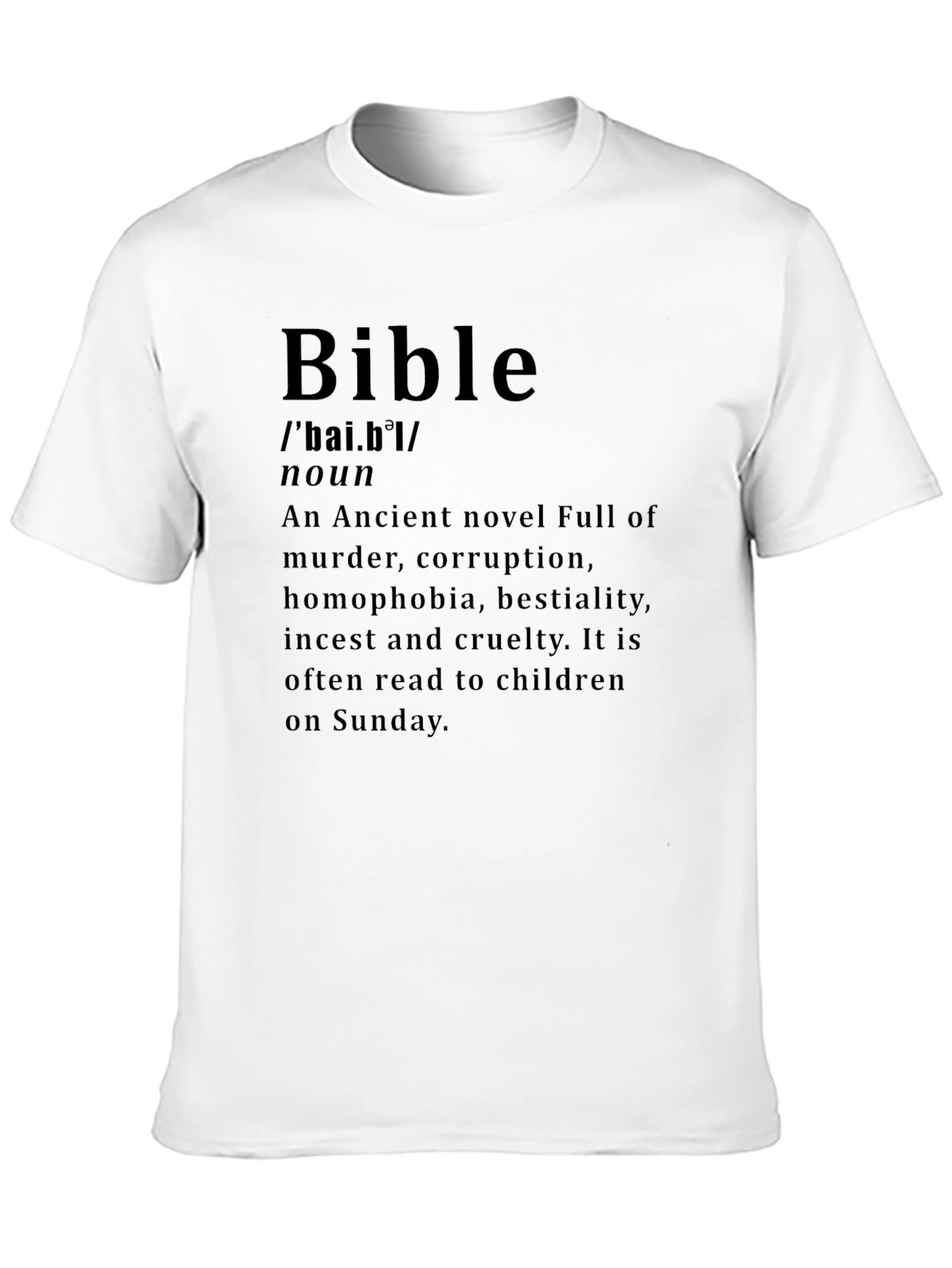 Bible Definition Novelty Graphic T-Shirt