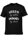 Athlete Swimmer T-Shirt - By Nature By Choice