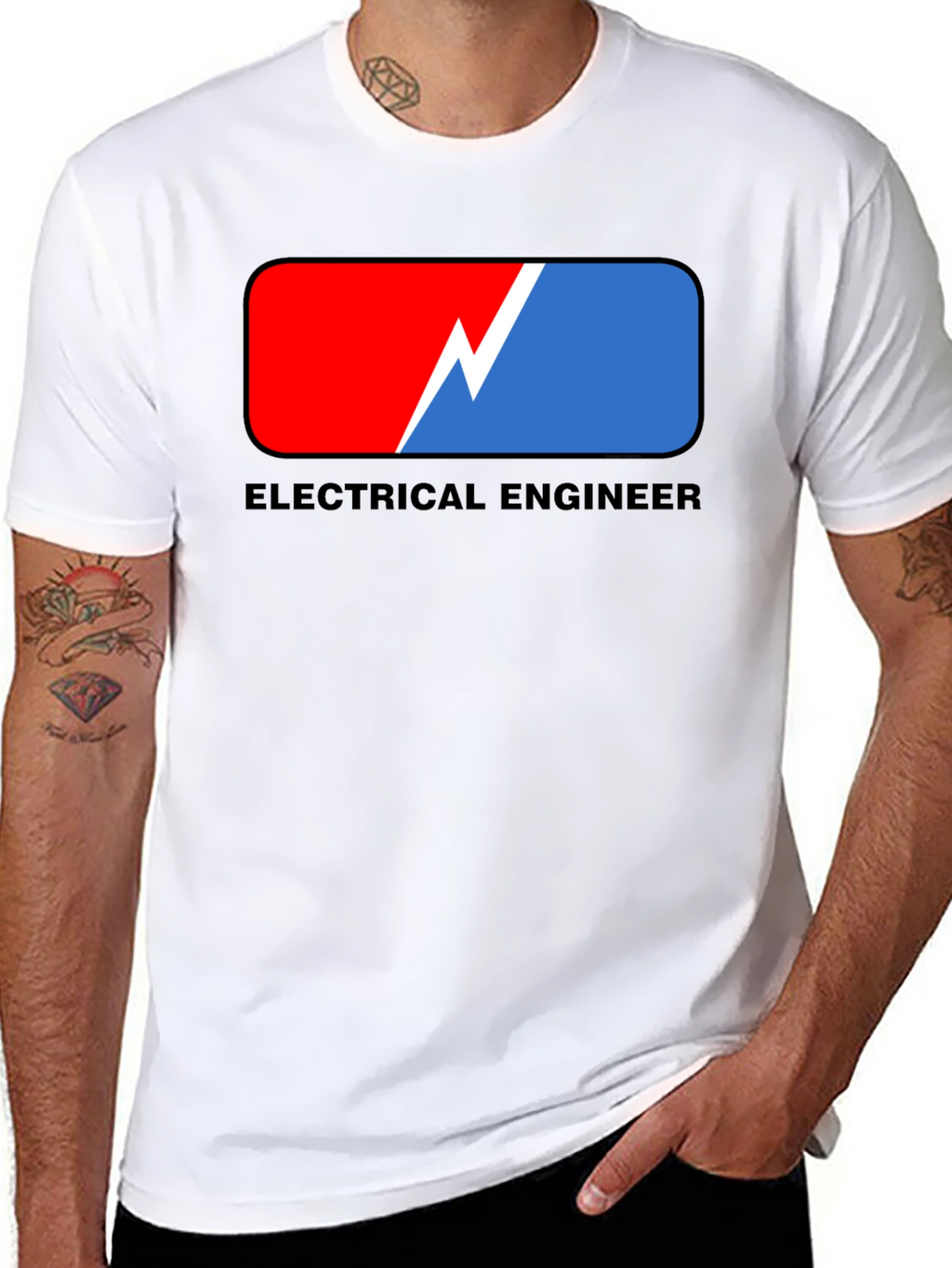Electrical Engineer Graphic Tee - Black