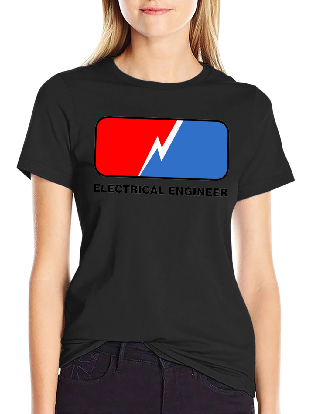 Electrical Engineer Graphic Tee - Black