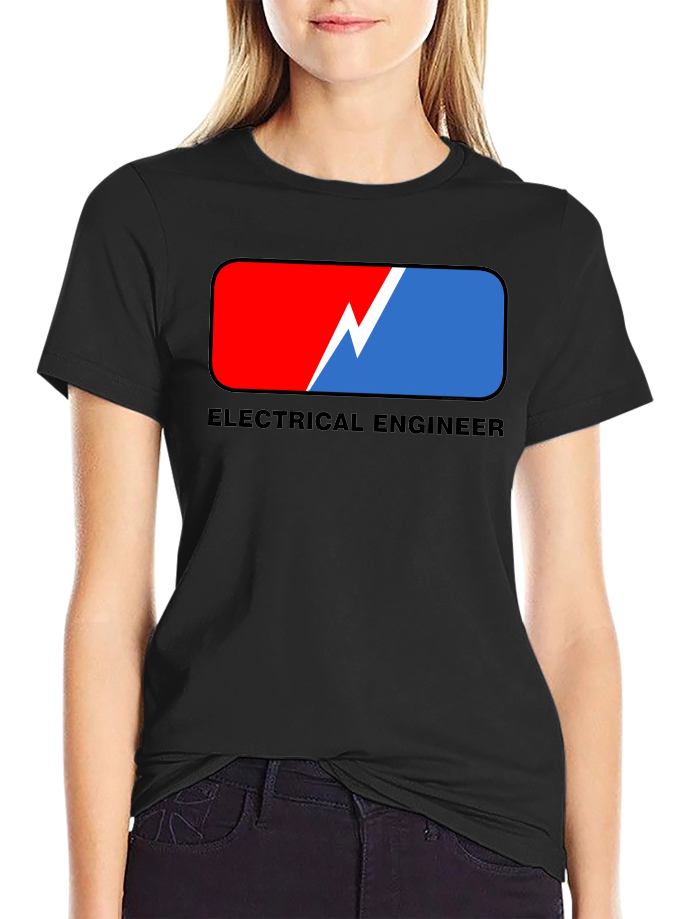 Electrical Engineer Graphic Tee - Black