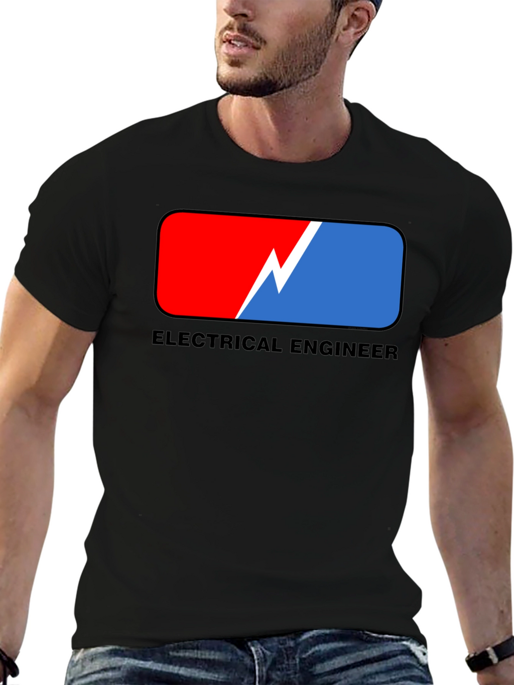 Electrical Engineer Graphic Tee - Black