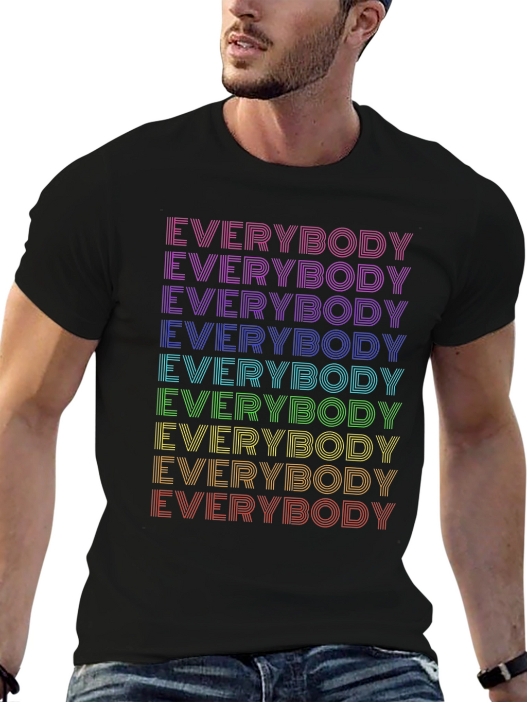 Everybody Retro Rainbow T-Shirt