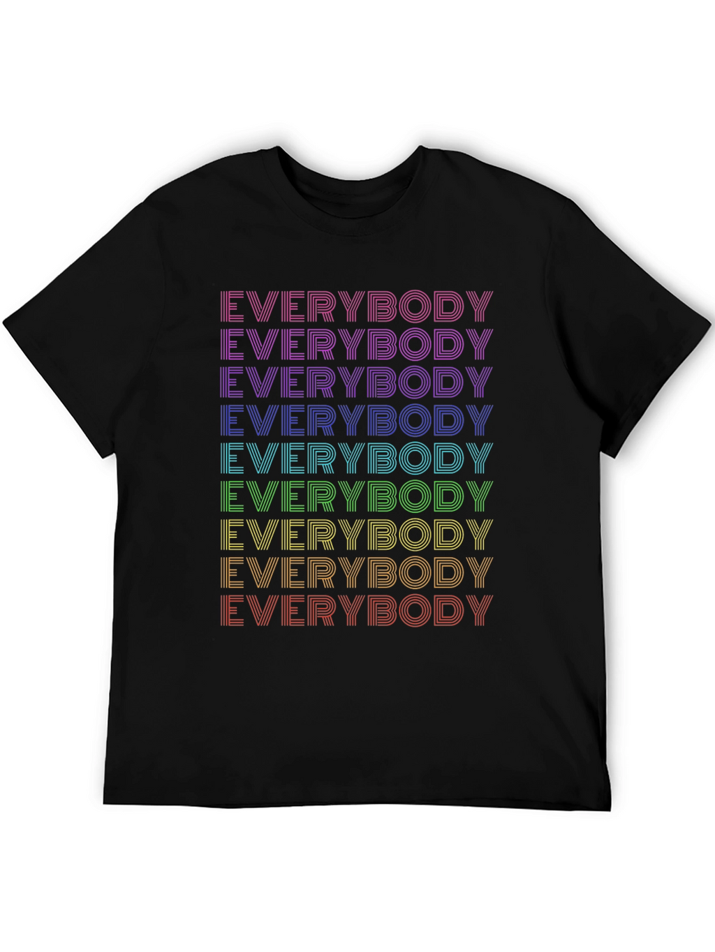 Everybody Retro Rainbow T-Shirt