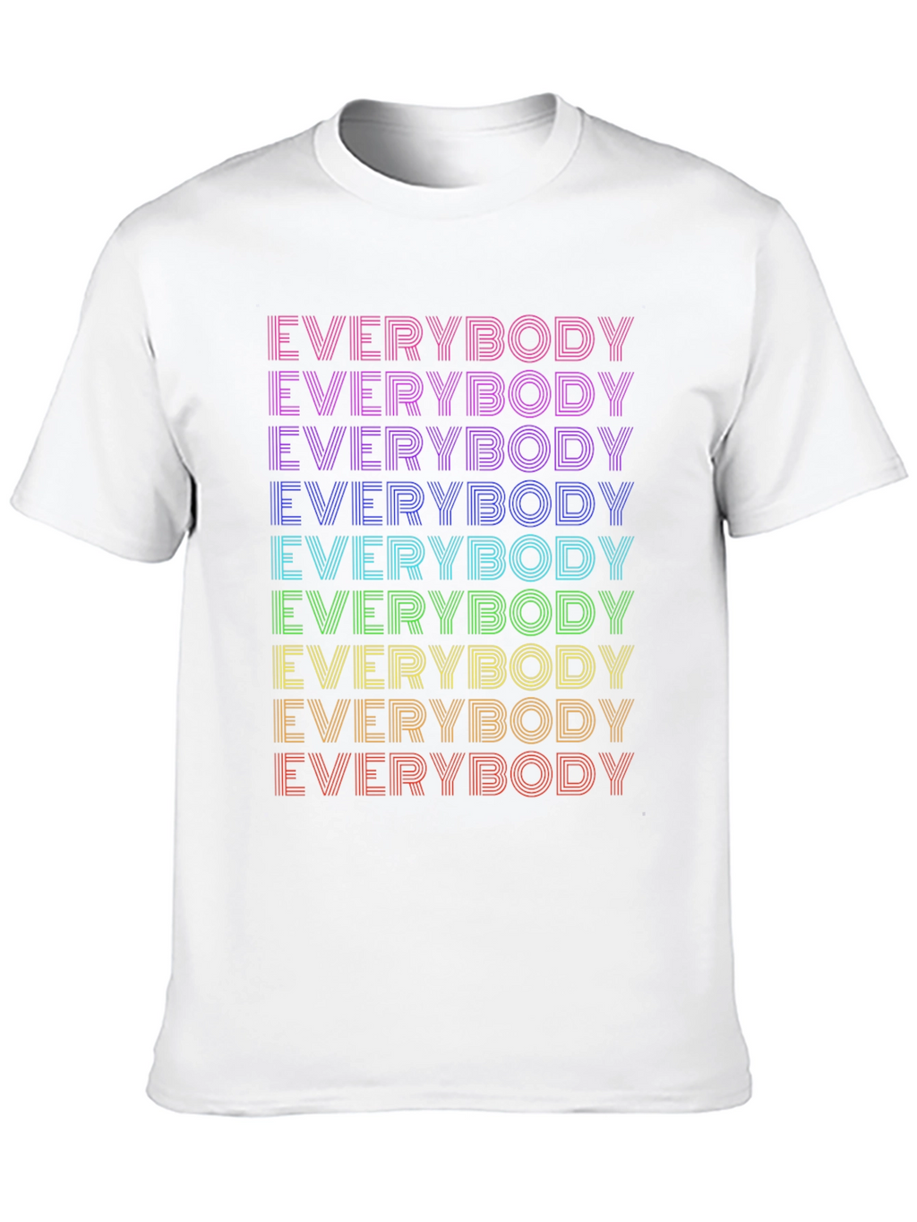 Everybody Retro Rainbow T-Shirt