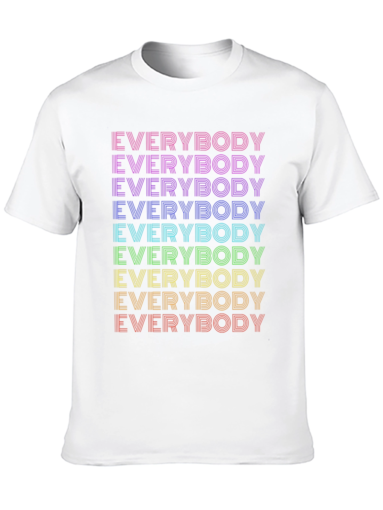 Everybody Retro Rainbow T-Shirt