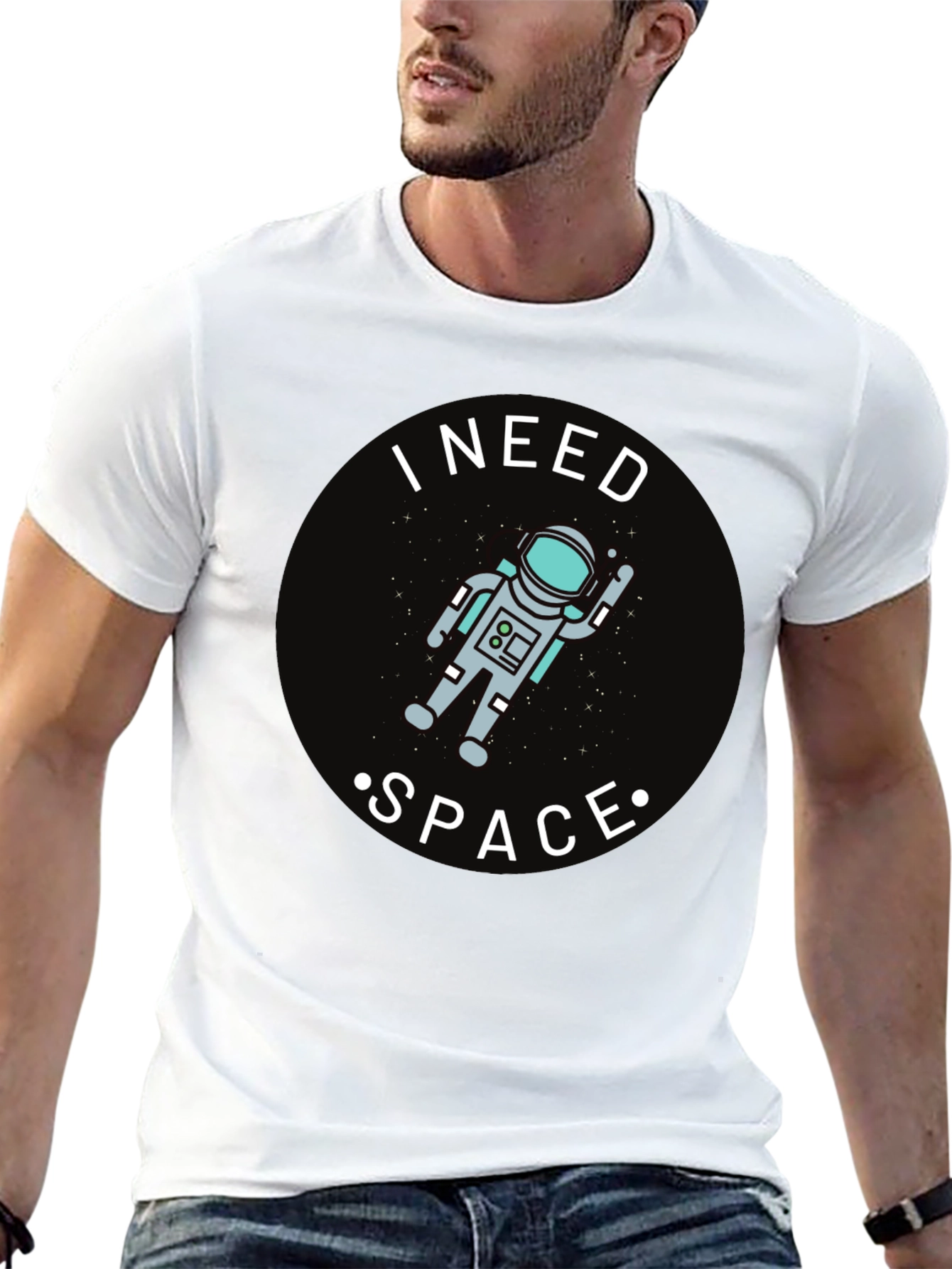 I Need Space Astronaut Graphic T-Shirt