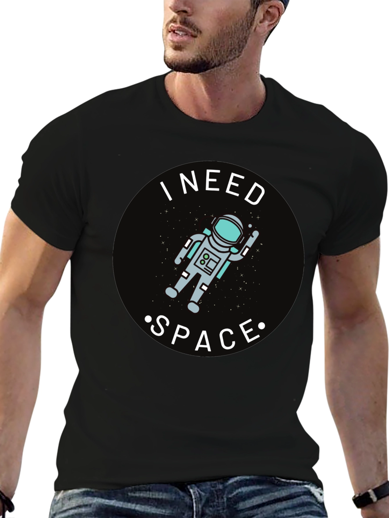 I Need Space Astronaut Graphic T-Shirt