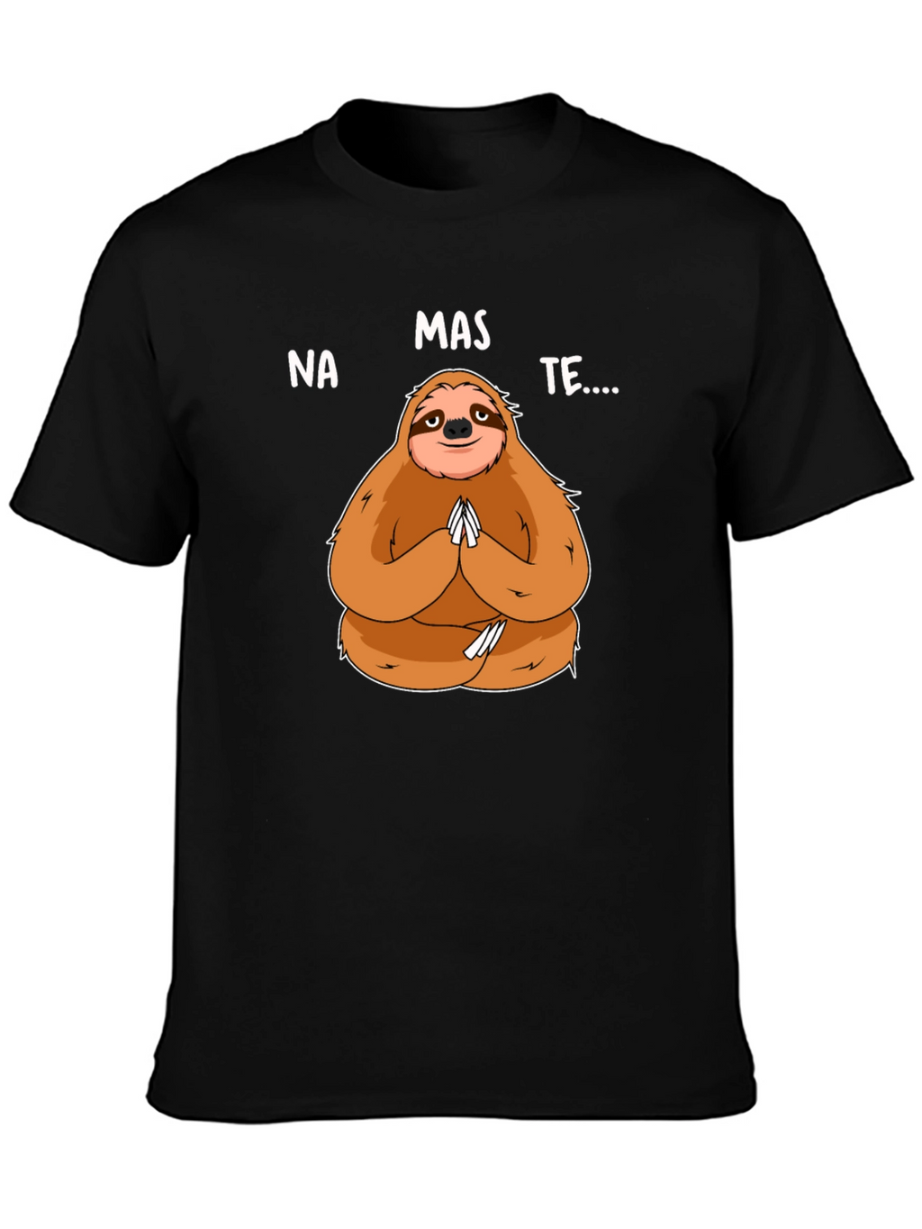 Namaste Sloth Graphic Tee - Yoga Humor