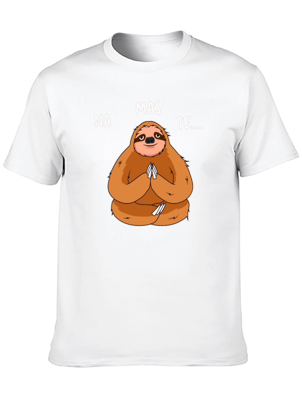Namaste Sloth Graphic Tee - Yoga Humor
