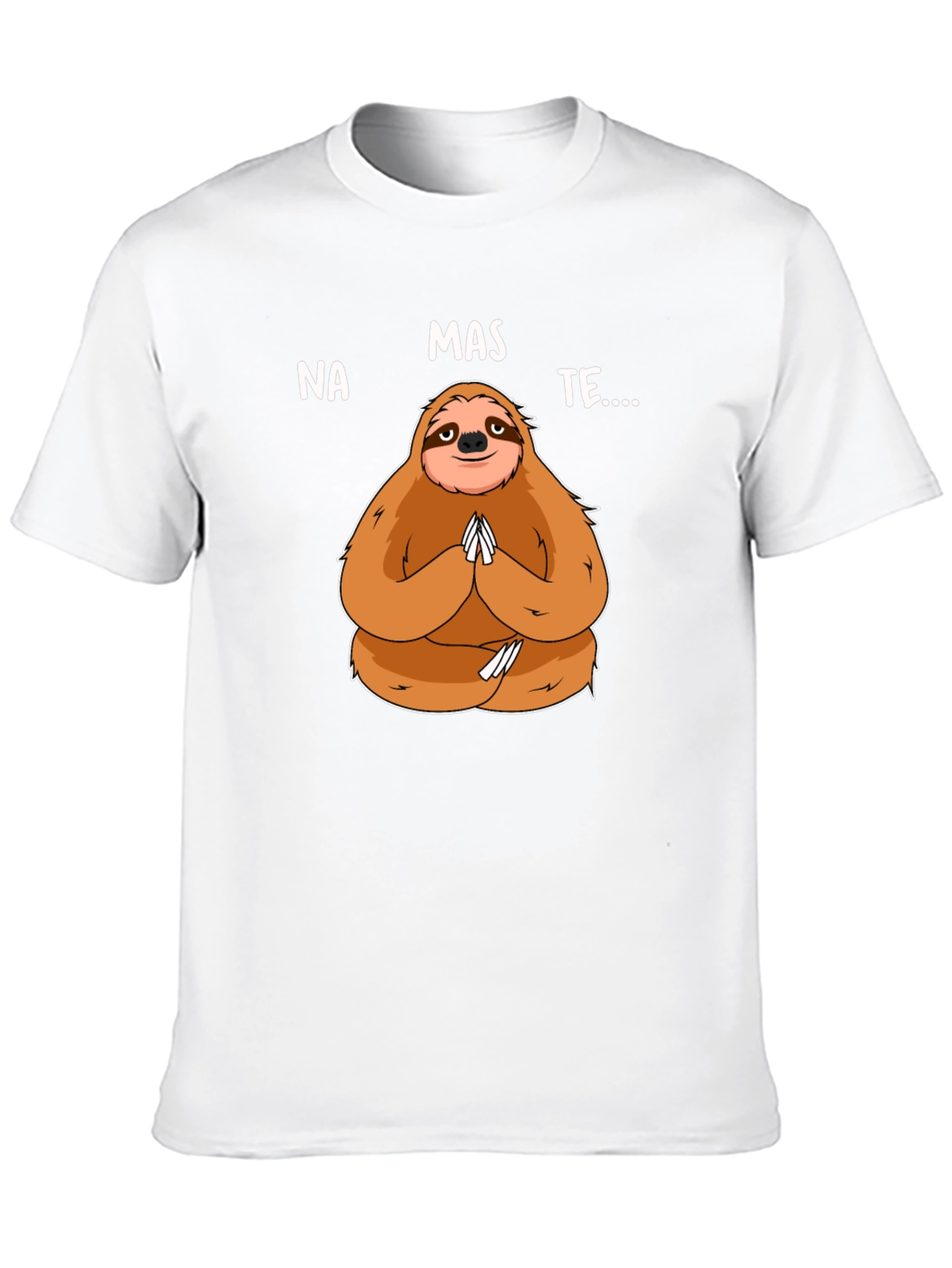 Namaste Sloth Graphic Tee - Yoga Humor