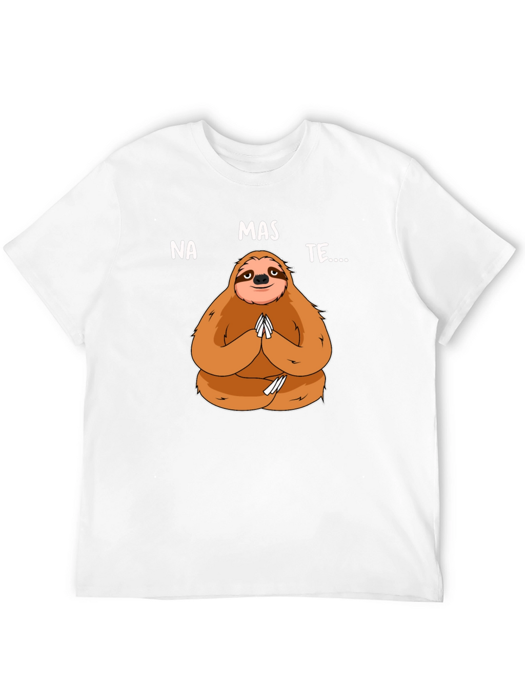 Namaste Sloth Graphic Tee - Yoga Humor