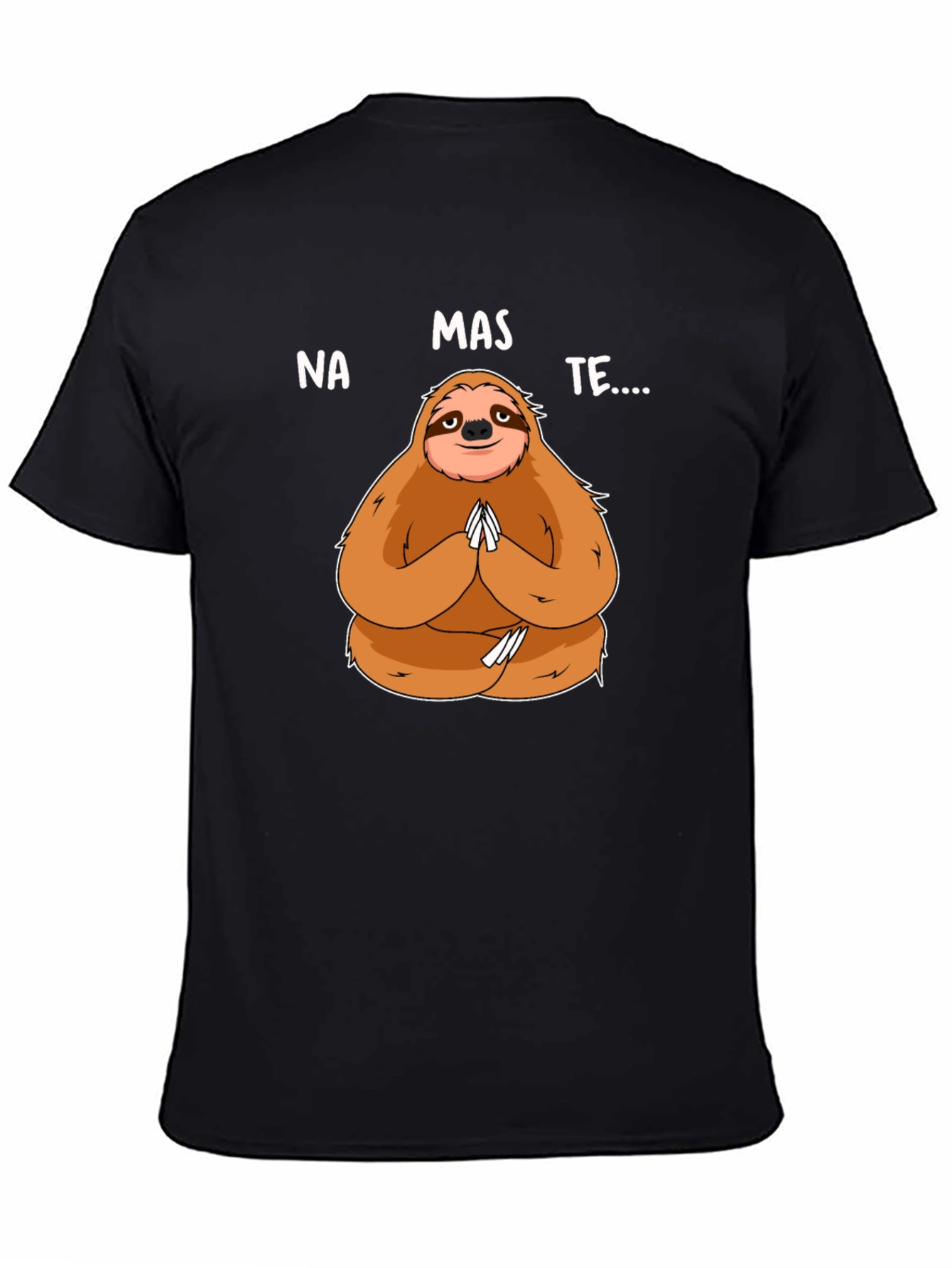 Namaste Sloth Graphic Tee - Yoga Humor