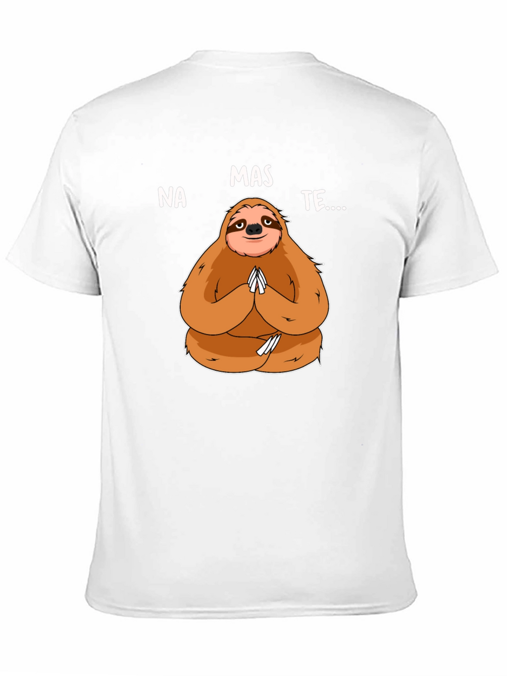 Namaste Sloth Graphic Tee - Yoga Humor