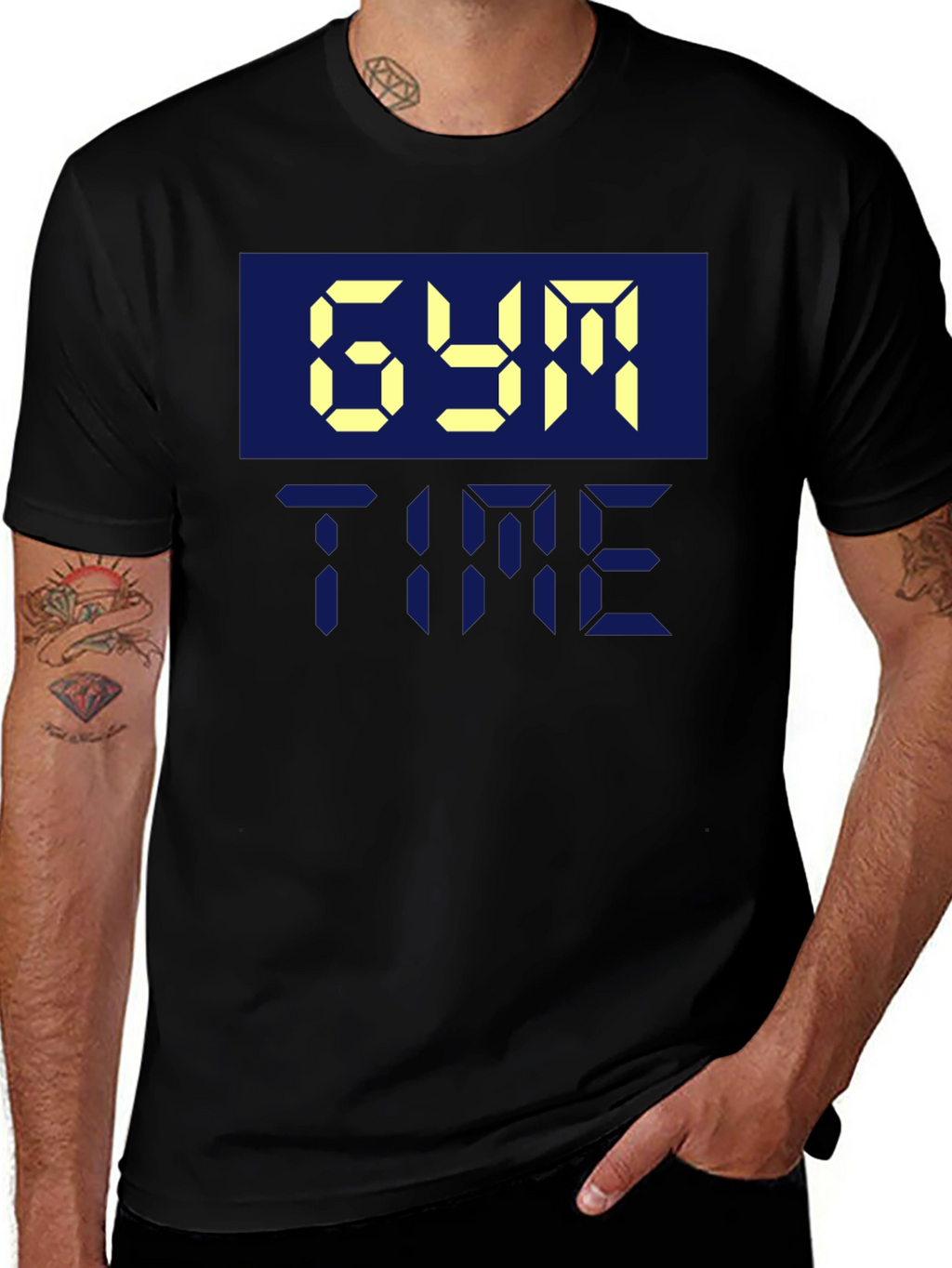 Gym Time Digital Display T-Shirt