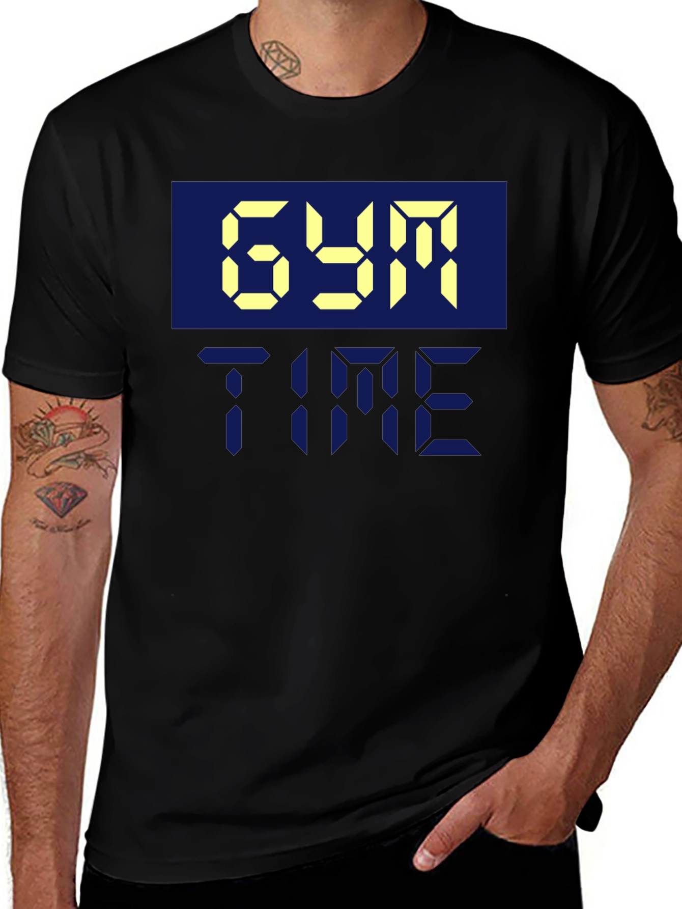 Gym Time Digital Display T-Shirt