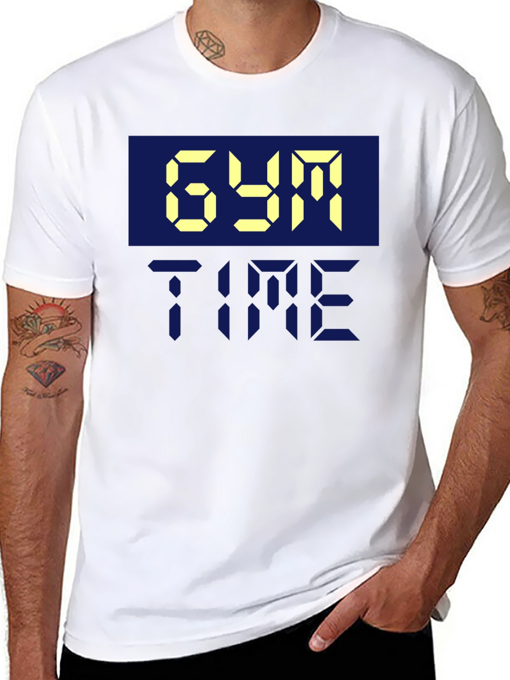 Gym Time Digital Display T-Shirt