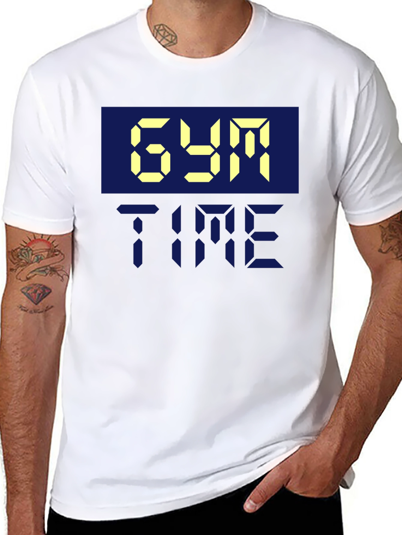 Gym Time Digital Display T-Shirt