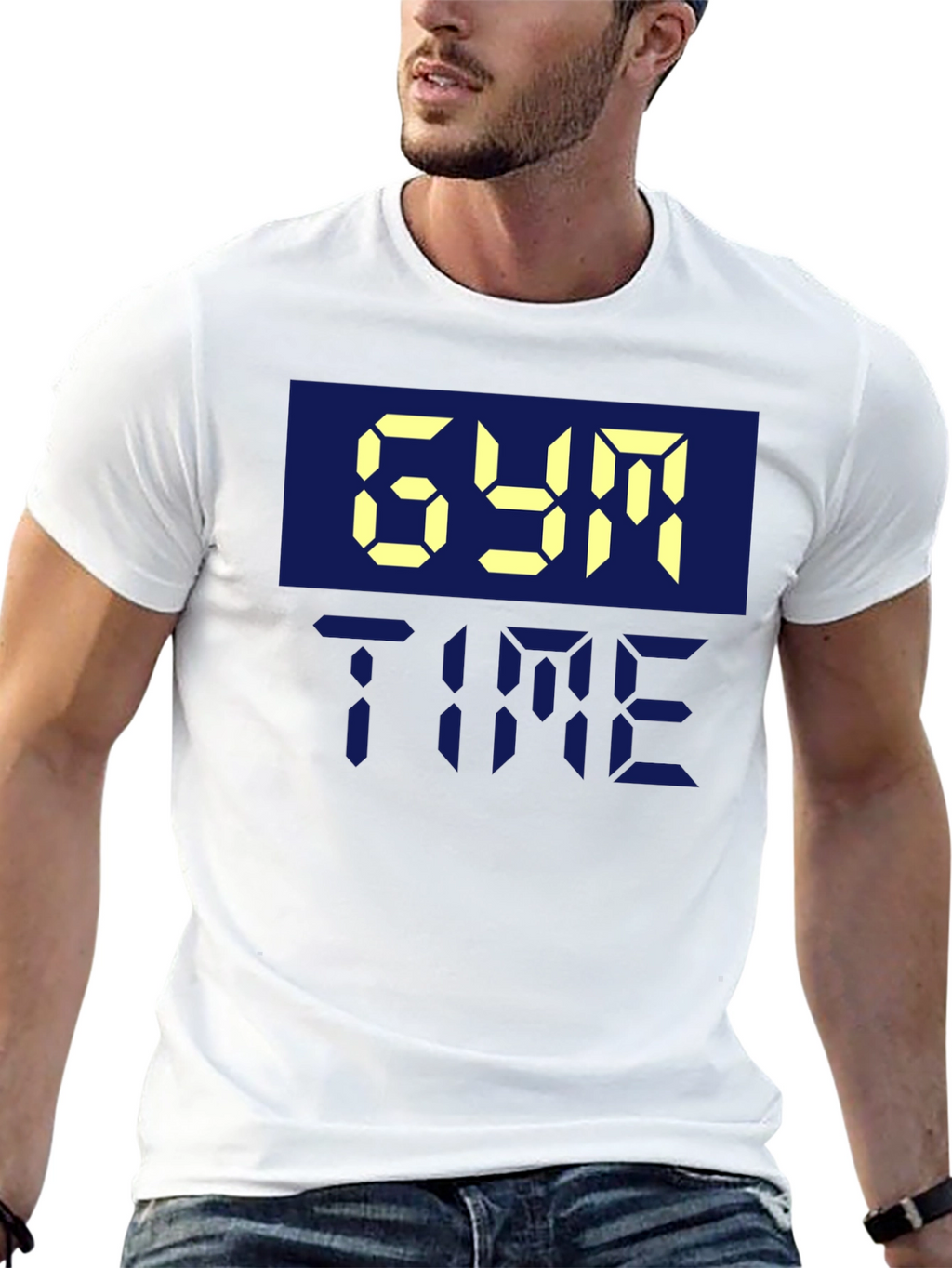 Gym Time Digital Display T-Shirt