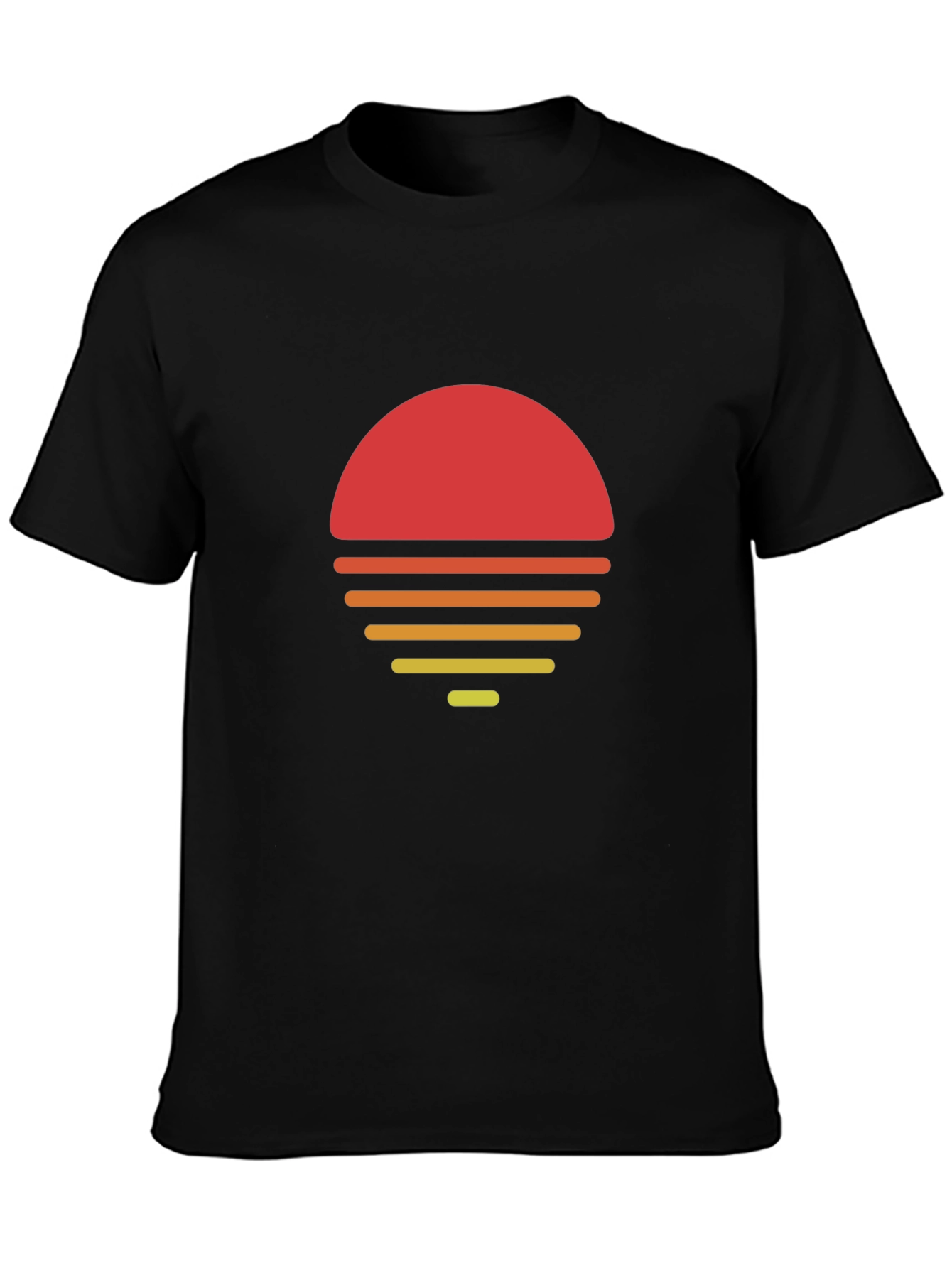 Retro Sunset Graphic Tee - Stylish Comfort