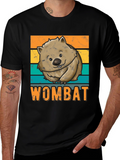 Wombat Graphic Tee - Retro Style Comfort