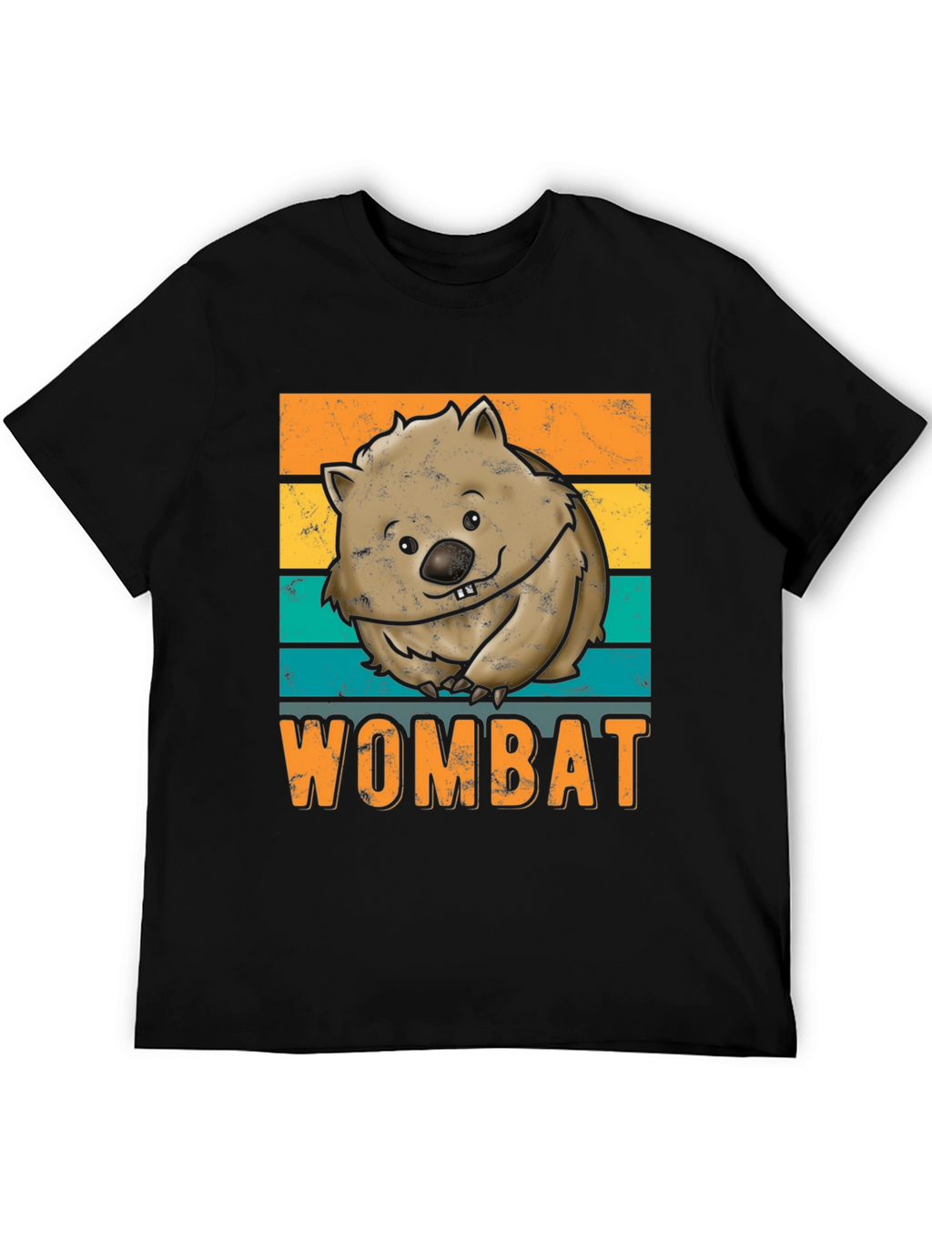 Wombat Graphic Tee - Retro Style Comfort