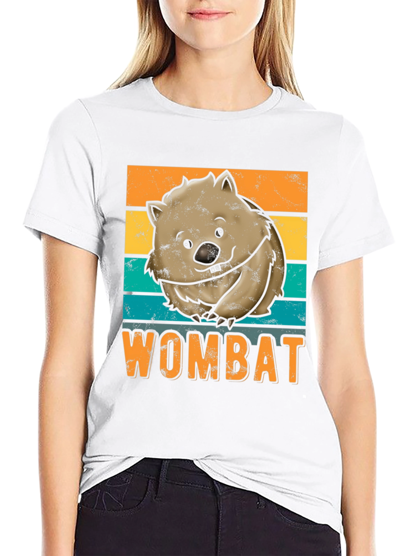 Wombat Graphic Tee - Retro Style Comfort