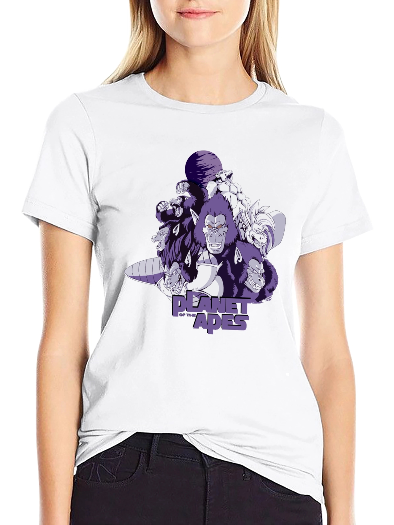 Planet of the Apes T-Shirt - Dragon Ball Z Crossover Tee