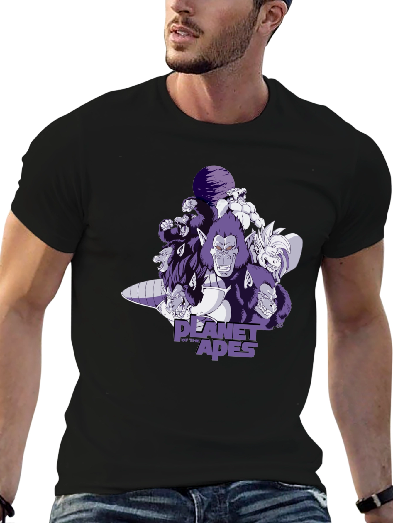 Planet of the Apes T-Shirt - Dragon Ball Z Crossover Tee