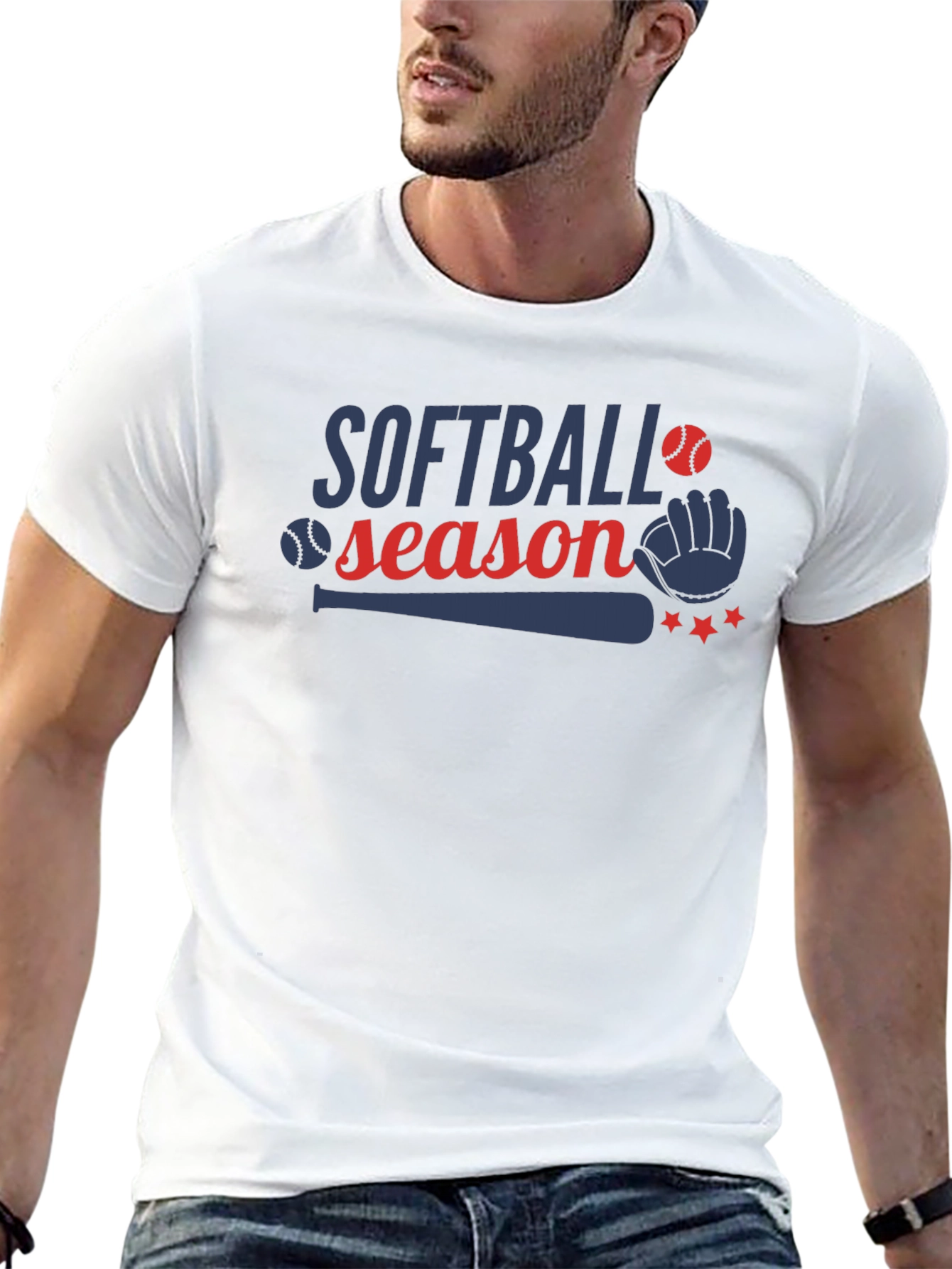 Softball Season Graphic T-Shirt - Baseball Lover Tee