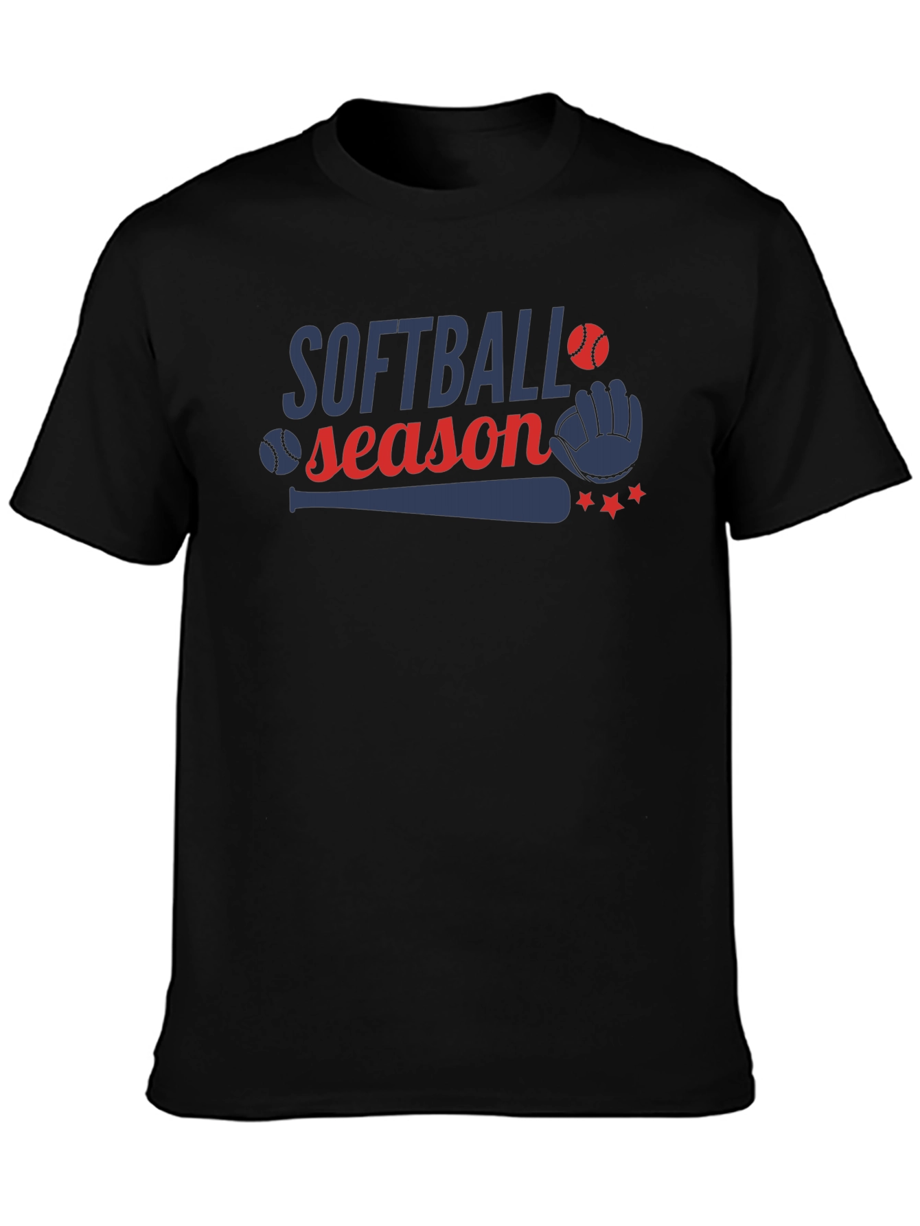 Softball Season Graphic T-Shirt - Baseball Lover Tee