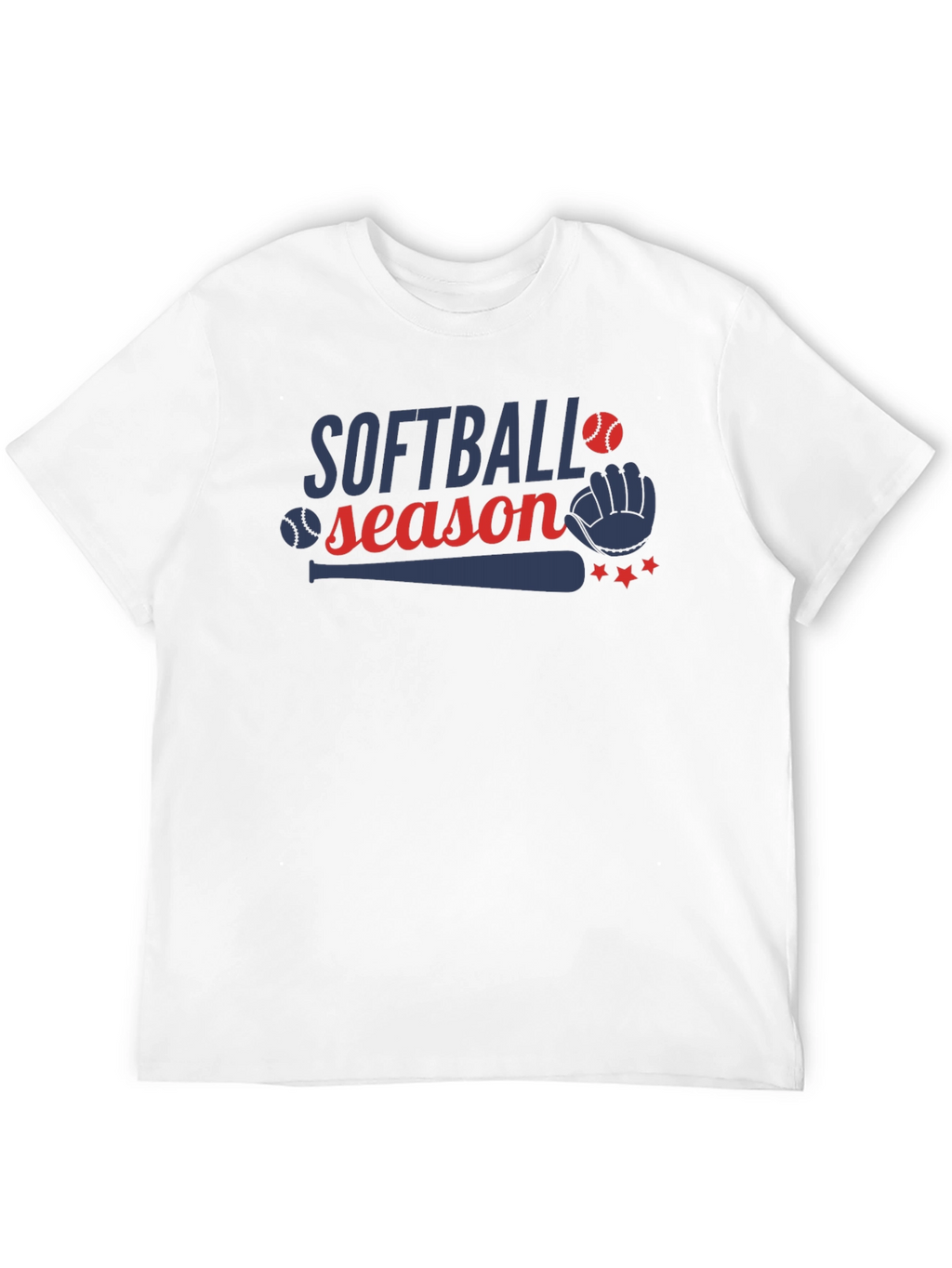 Softball Season Graphic T-Shirt - Baseball Lover Tee