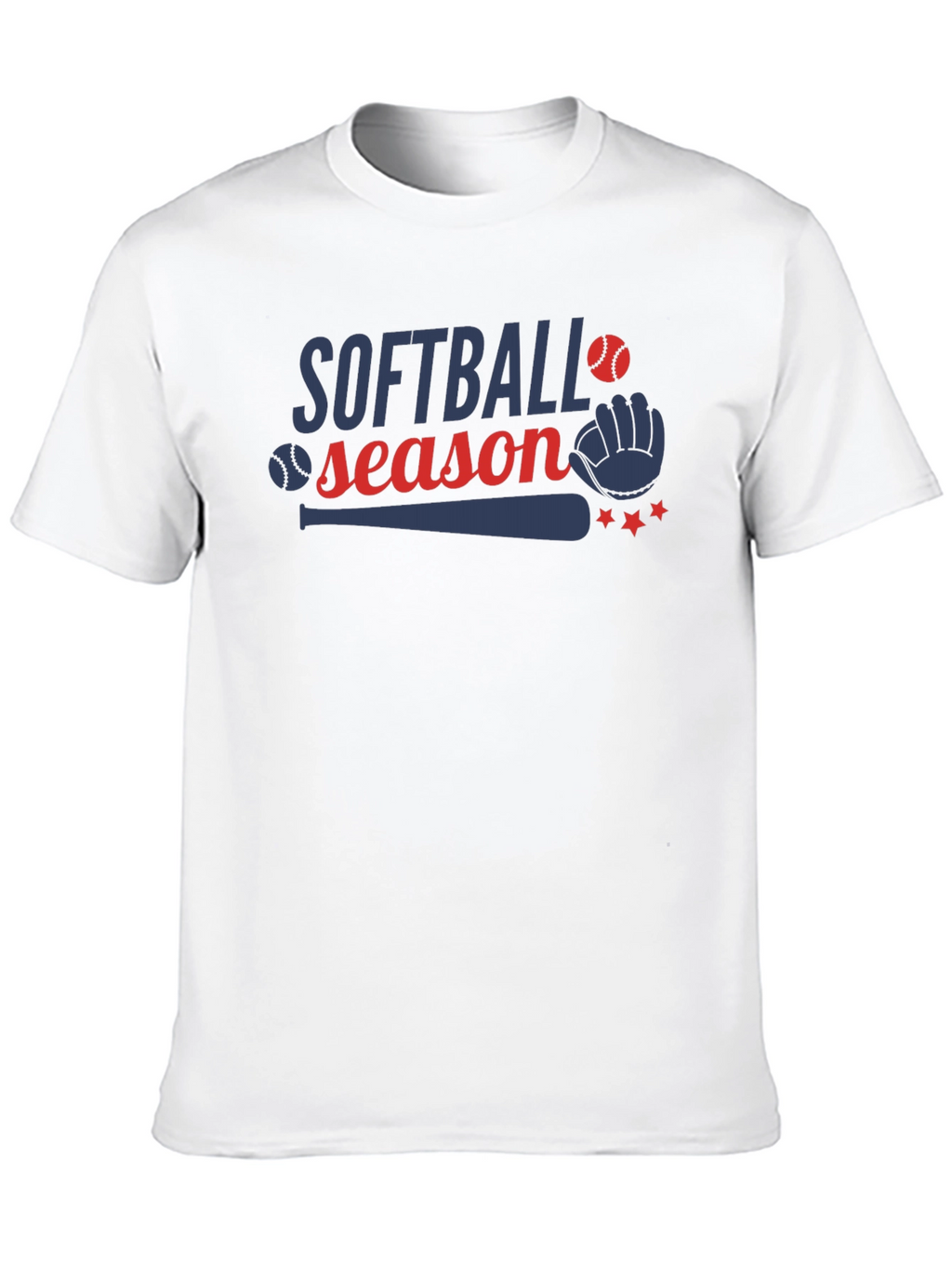 Softball Season Graphic T-Shirt - Baseball Lover Tee