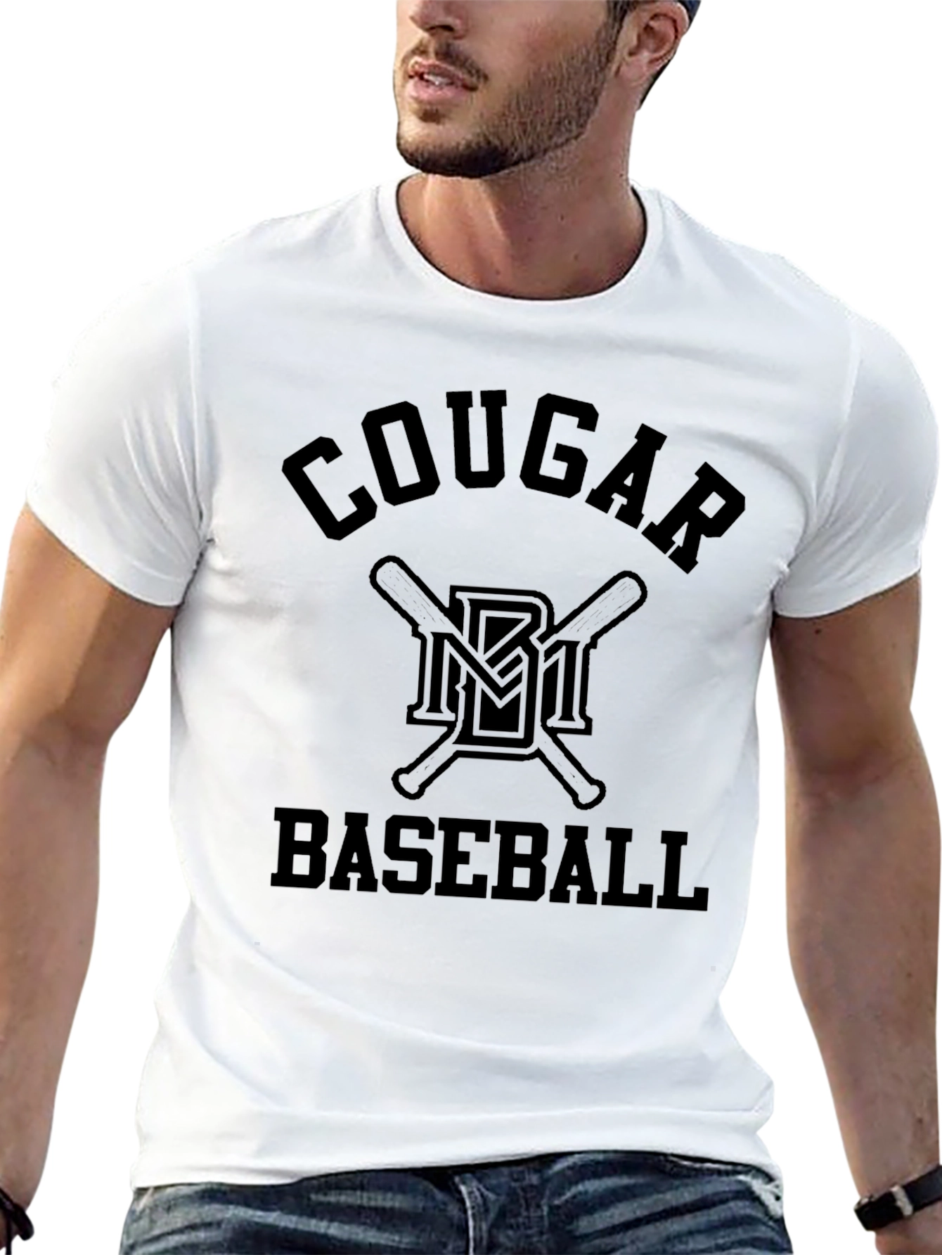 Cougar Baseball Graphic T-Shirt