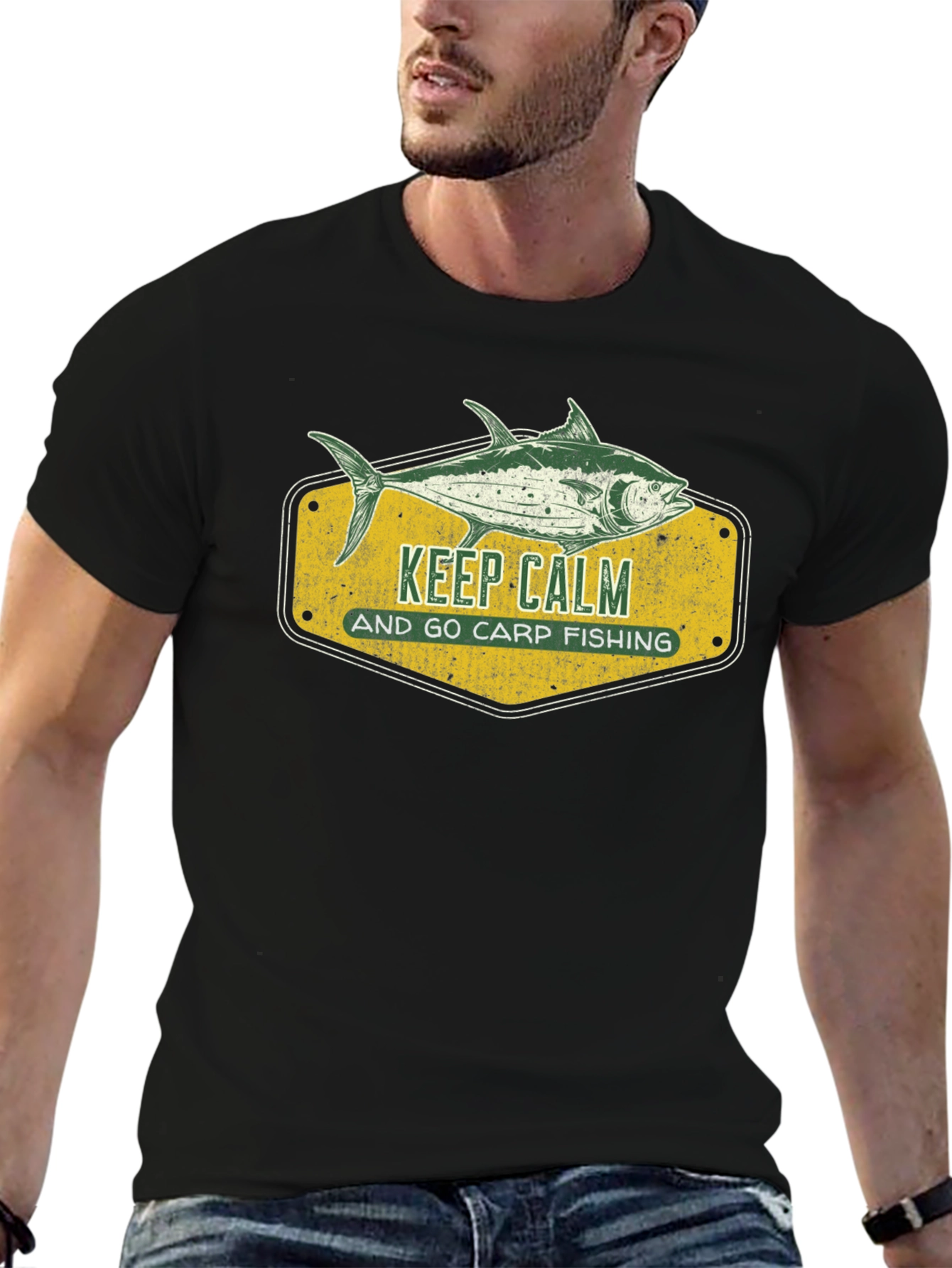 Keep Calm Carp Fishing T-Shirt - Angler Tee