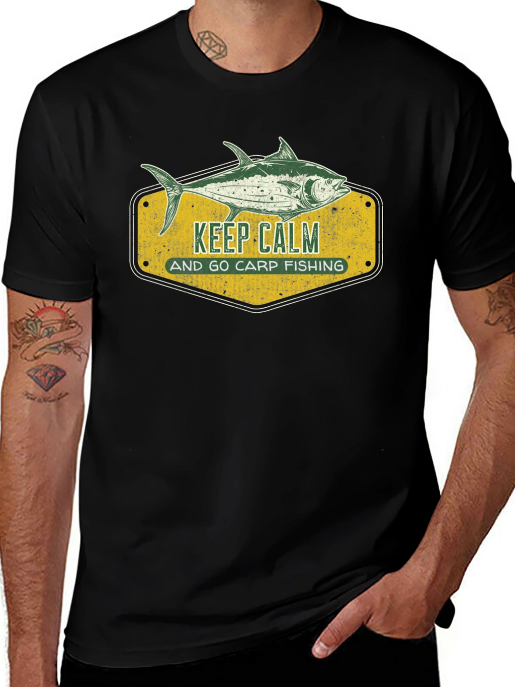 Keep Calm Carp Fishing T-Shirt - Angler Tee