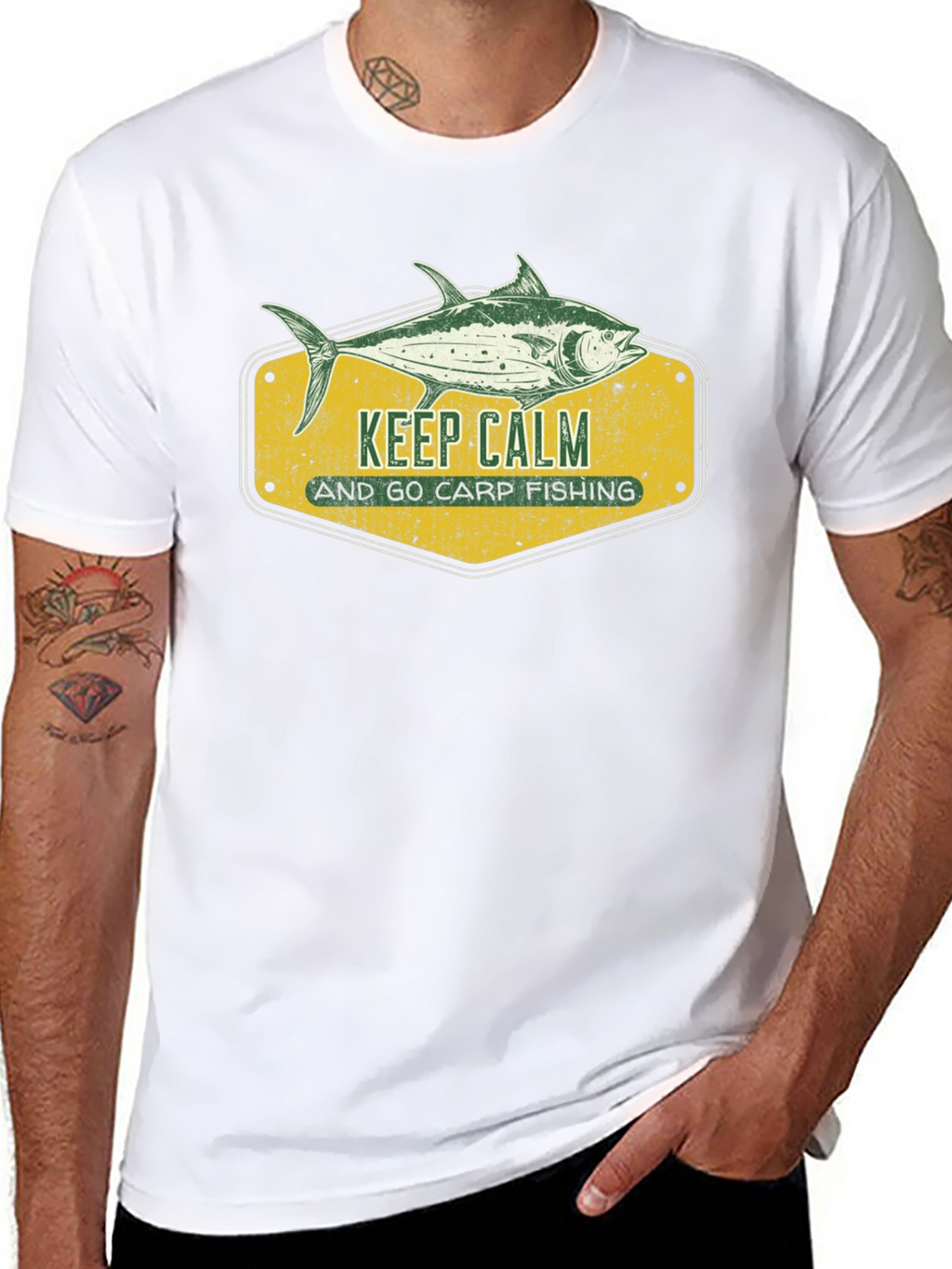 Keep Calm Carp Fishing T-Shirt - Angler Tee