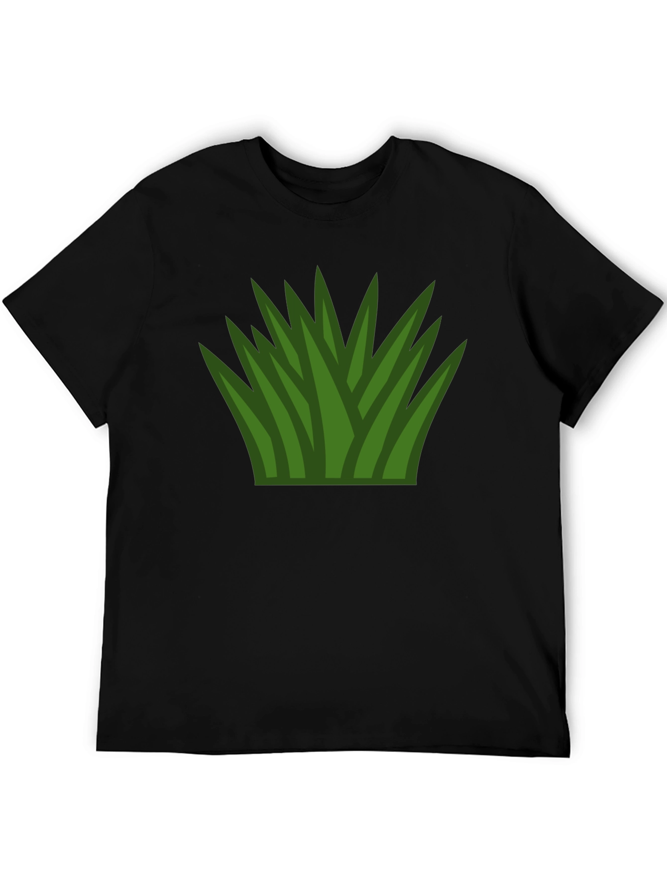Grass Graphic Tee - Black Unisex Shirt