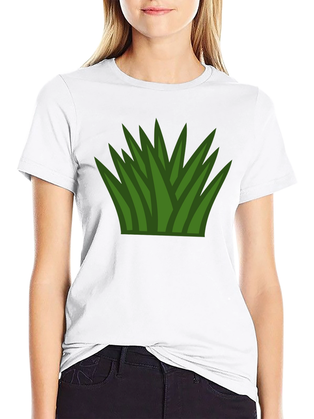 Grass Graphic Tee - Black Unisex Shirt